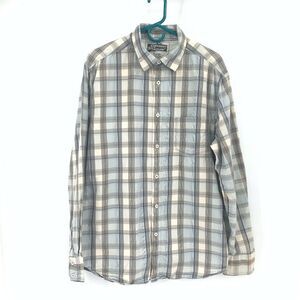 Canterbury New Zealand L/S Button Front Plaid Shirt XL